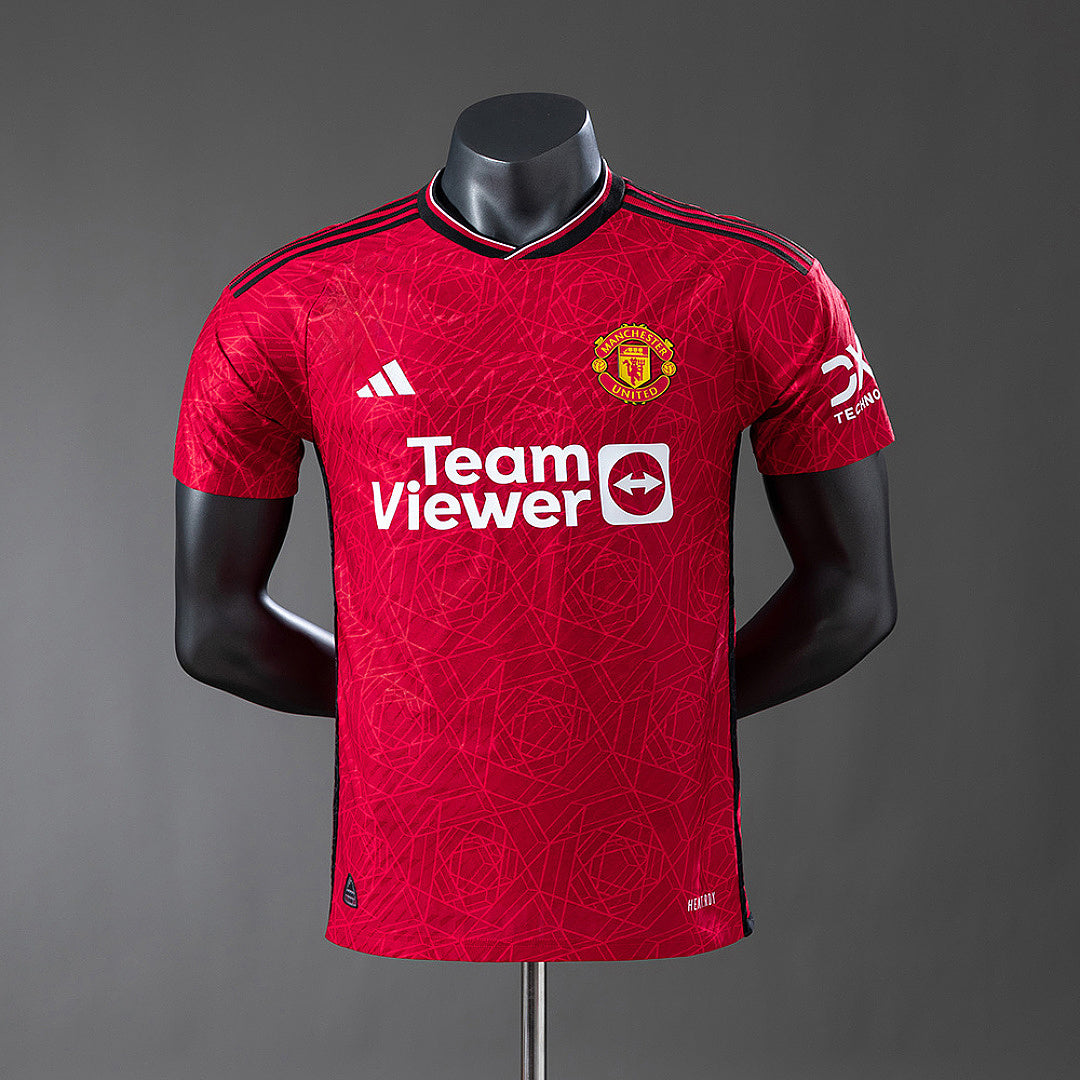 M-U 23/24 Home Retro Player Version Jersey - imagem 1