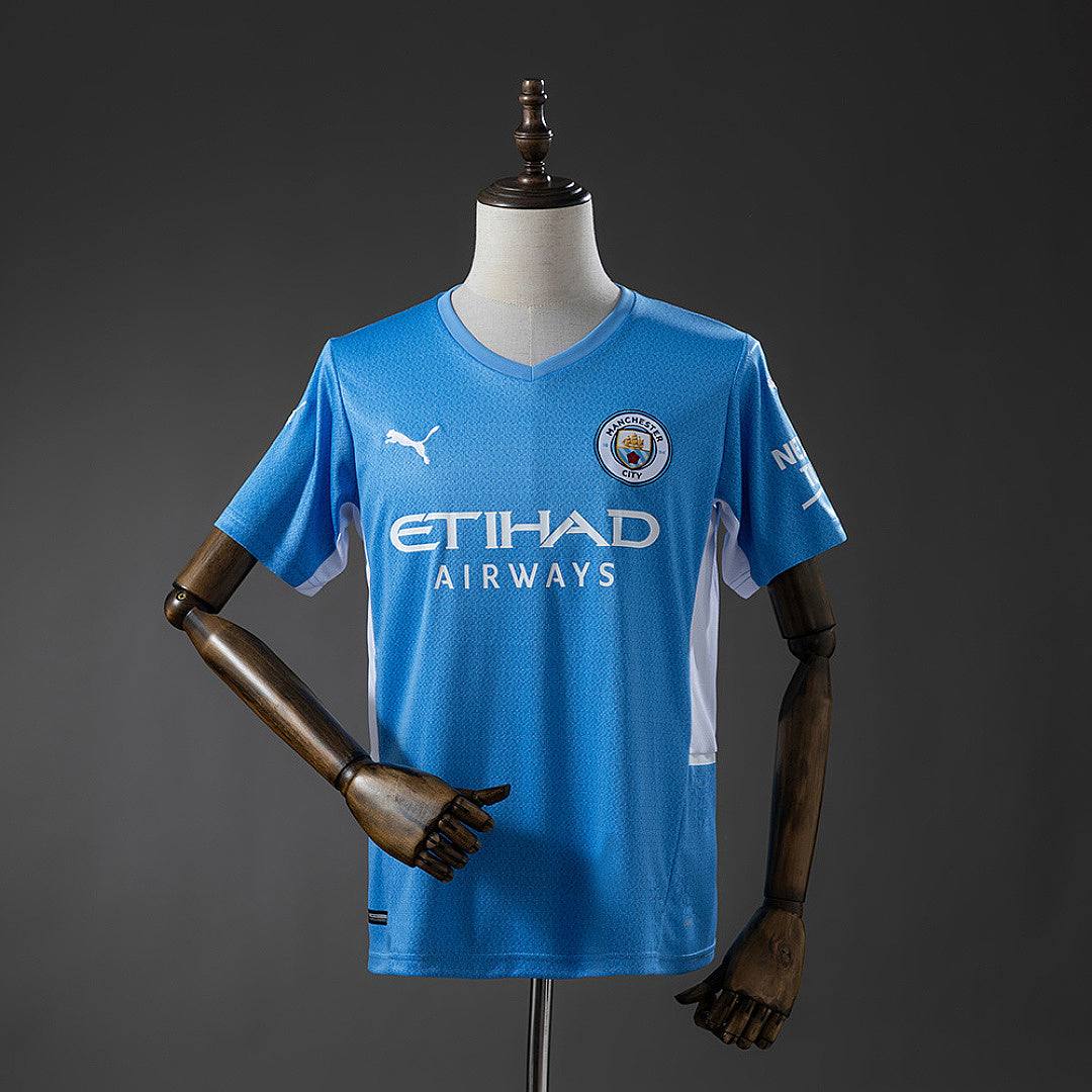 Manchester City 21/22 Home Retro Jersey - imagem 1