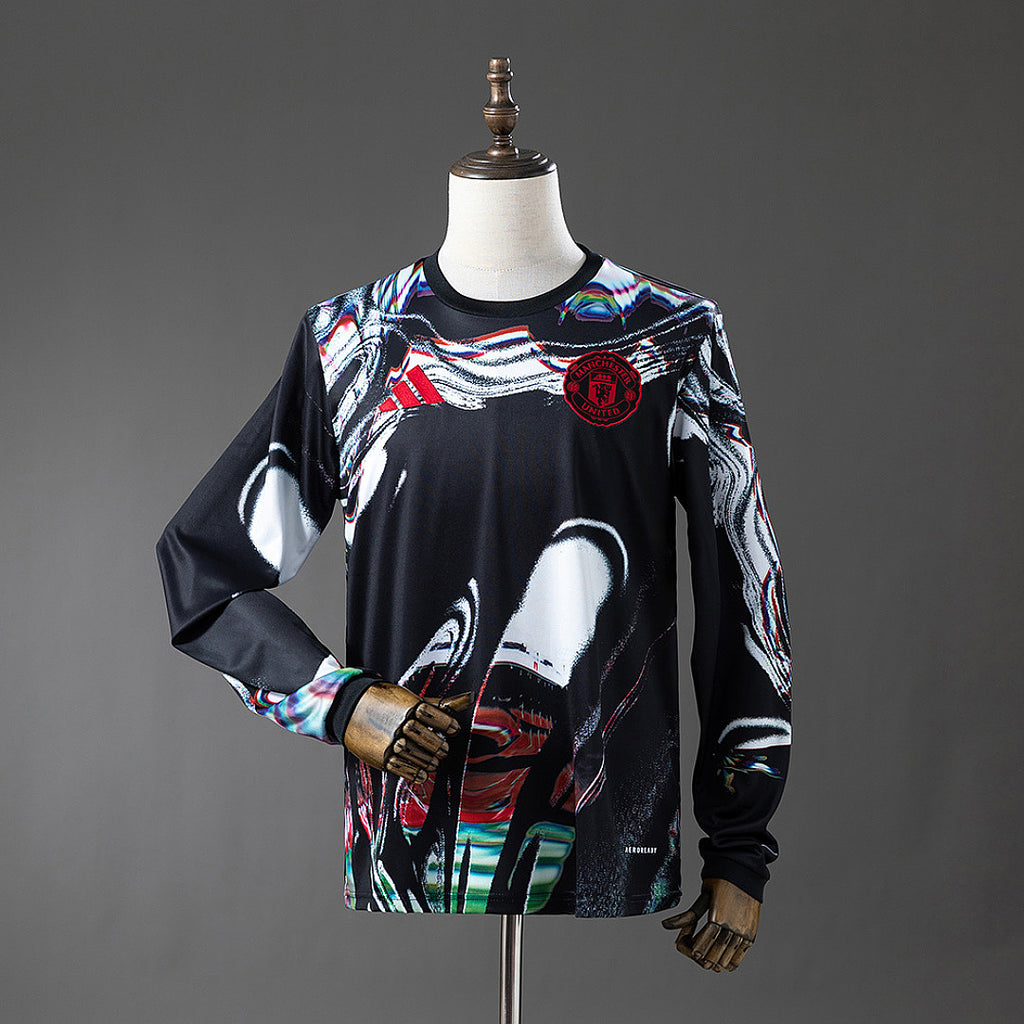 Manchester United 25/26 Long-sleeved Pre-Match Jersey - imagem 1