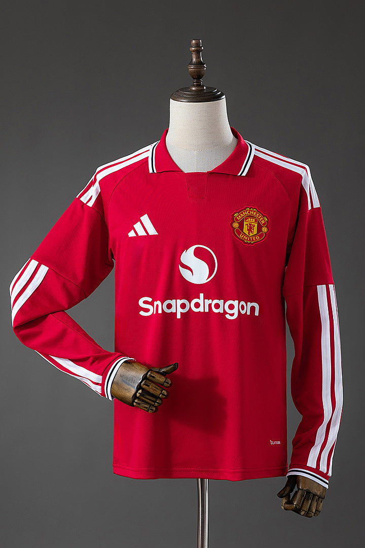 M-U 26/27 Home Long Sleeved Jersey - imagem 1