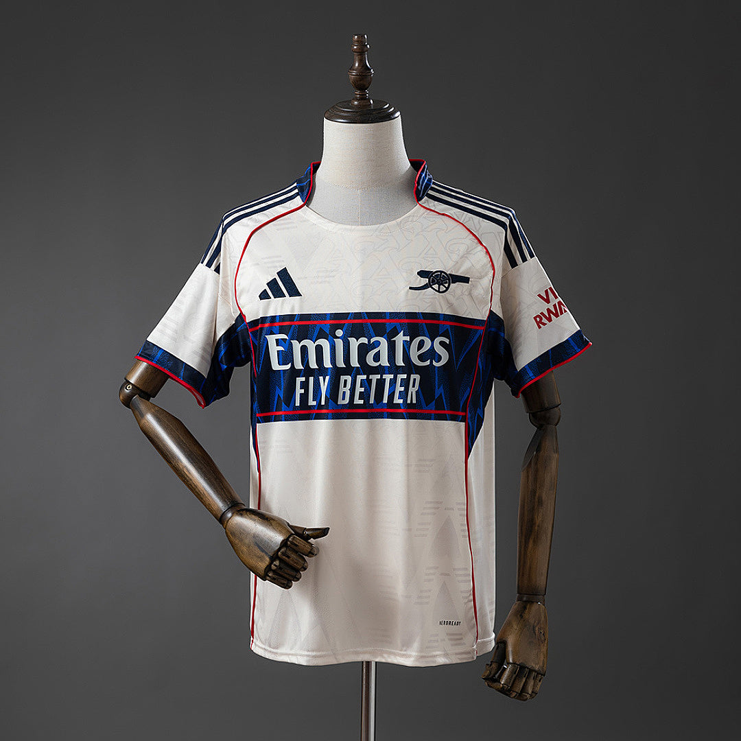 Arsenal 25/26 Pre-Match- Beige Jersey - imagem 1