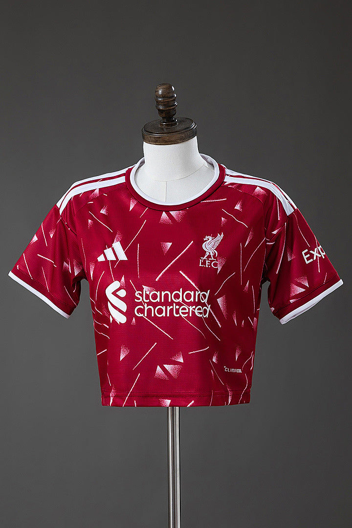 LFC 26/27 home women's crop top - imagem 1