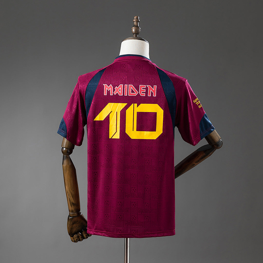 Iron Maiden x West Ham United 2010 Away Retro Jersey - imagem 2
