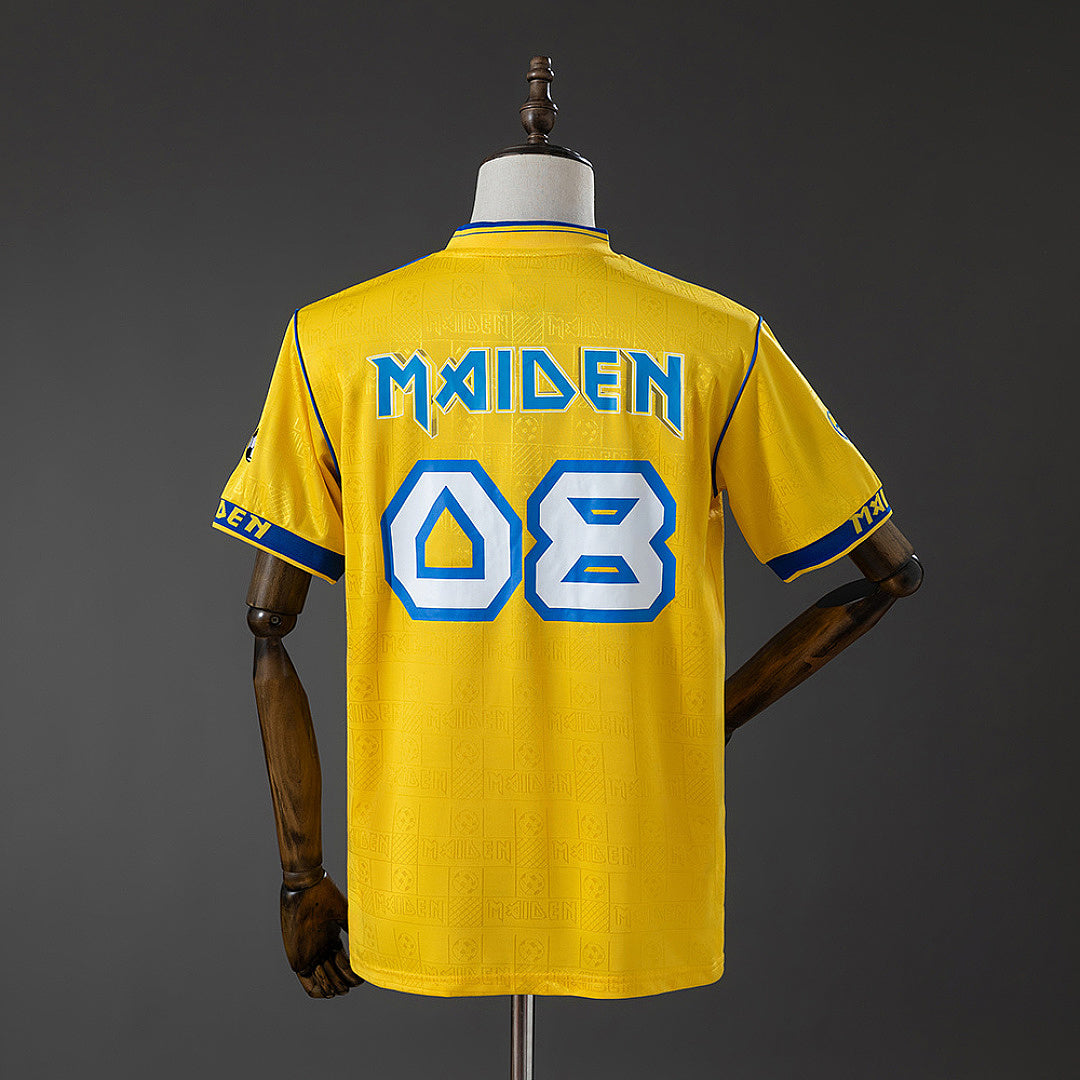Iron Maiden x West Ham United 2008 Retro Yellow Jersey - imagem 2