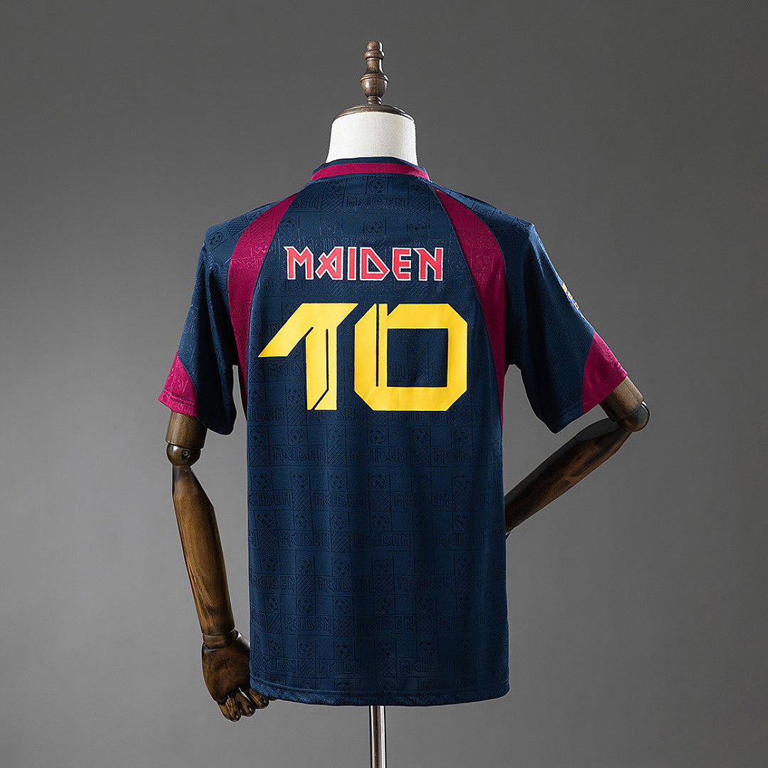 Iron Maiden x West Ham United 2010 Home Retro Jersey - imagem 2