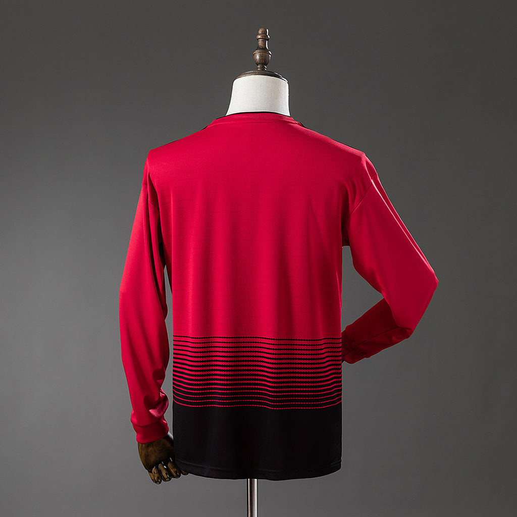 M-U 18/19 Home Long-Sleeve Retro Jersey - imagem 2