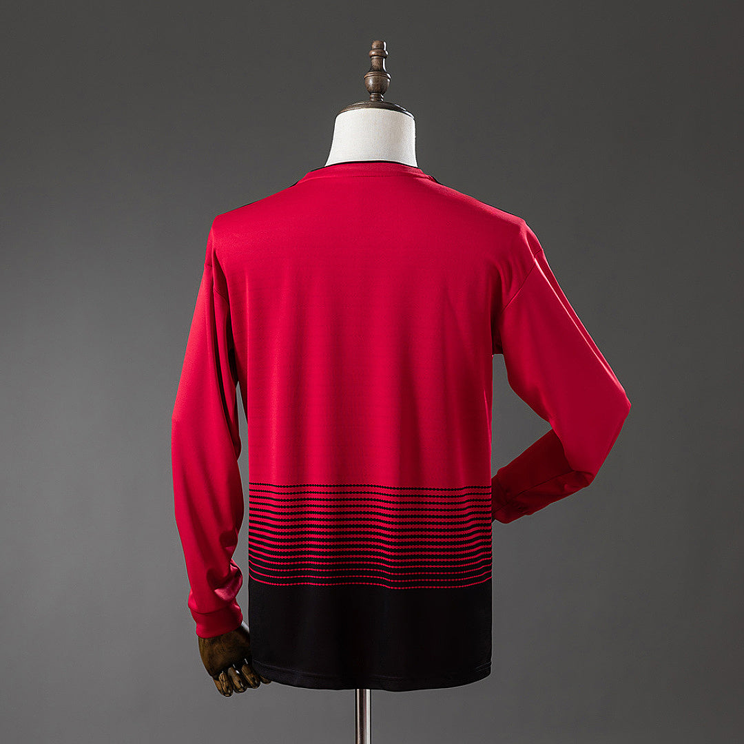 M-U 18/19 Home Long-Sleeve Retro Jersey - imagem 2