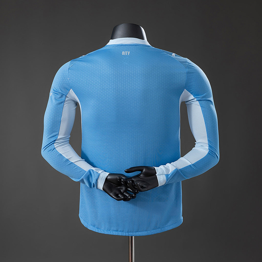Manchester City 26/27 Home Player Version Long Sleeved Jersey - imagem 3