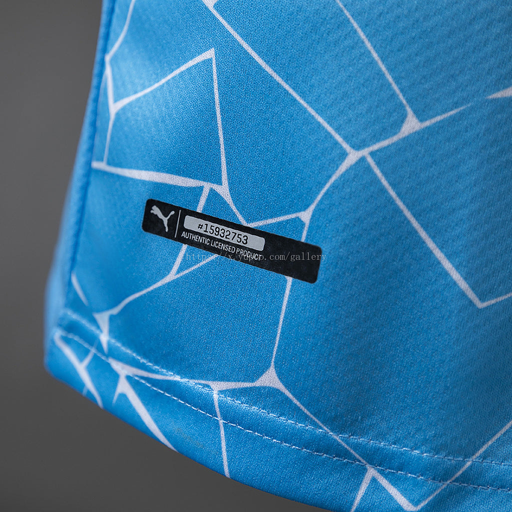 Manchester City 21/22 Home Retro Jersey - imagem 3