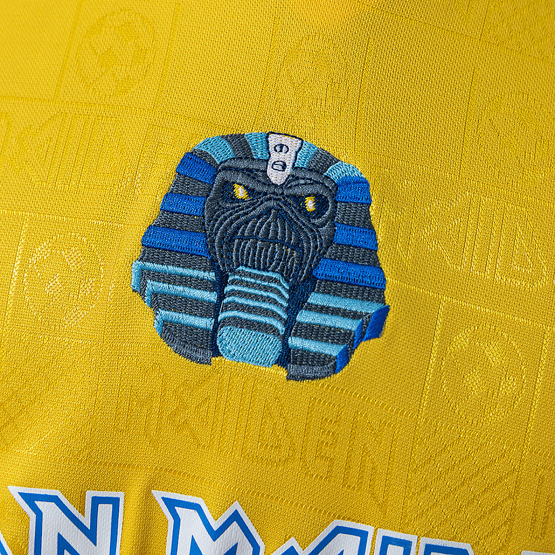 Iron Maiden x West Ham United 2008 Retro Yellow Jersey - imagem 4