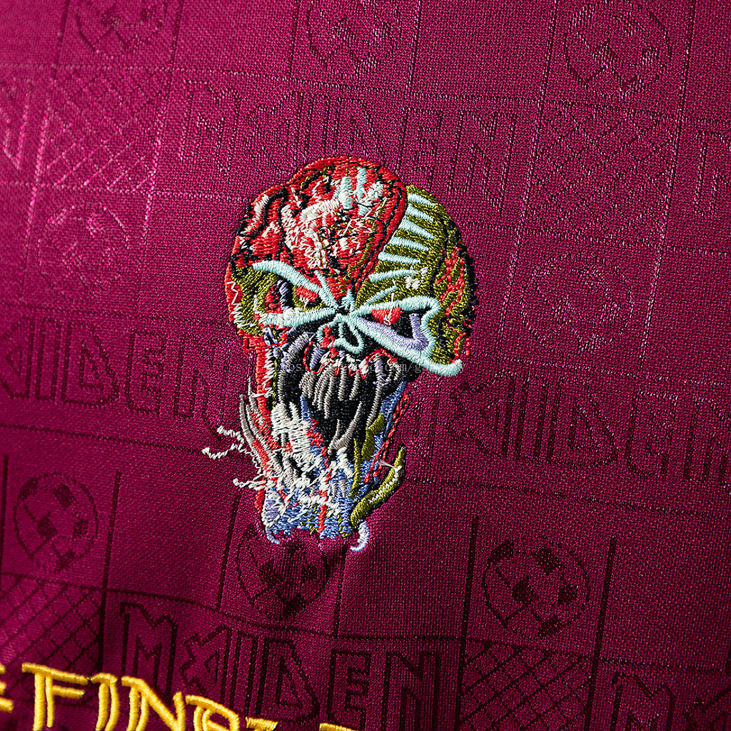 Iron Maiden x West Ham United 2010 Away Retro Jersey - imagem 5