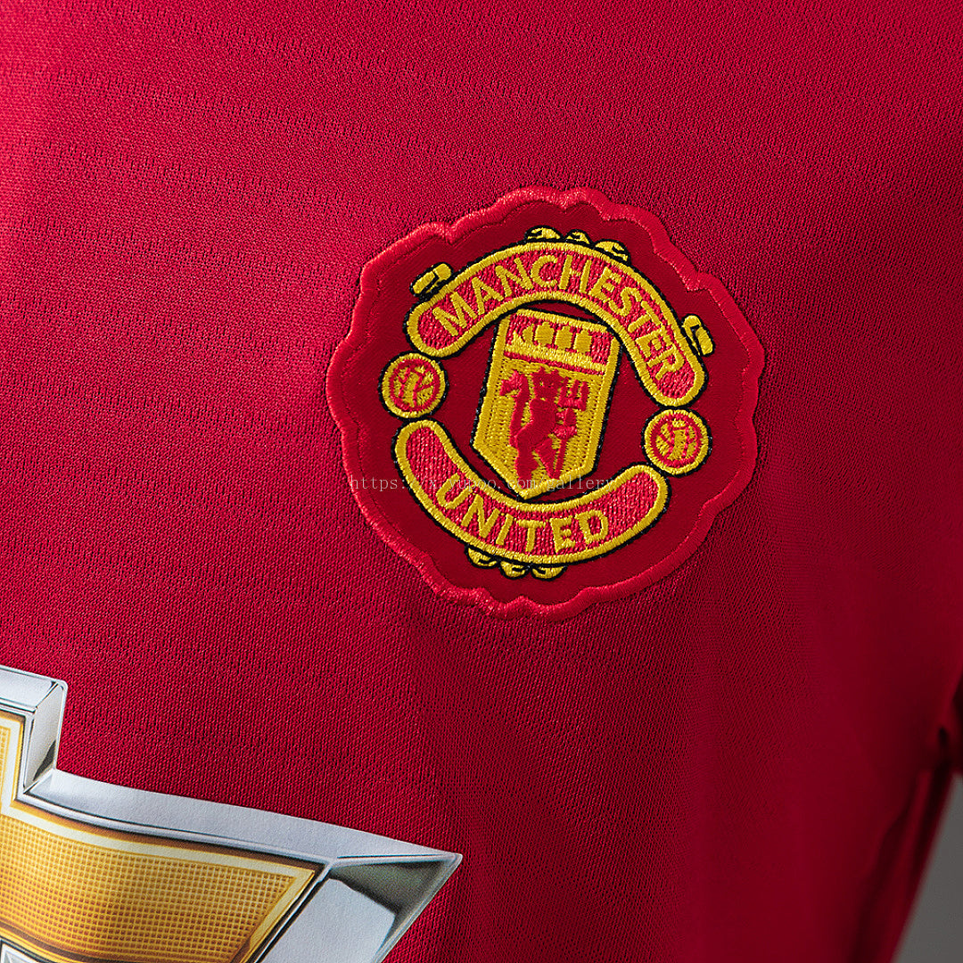 M-U 18/19 Home Long-Sleeve Retro Jersey - imagem 6