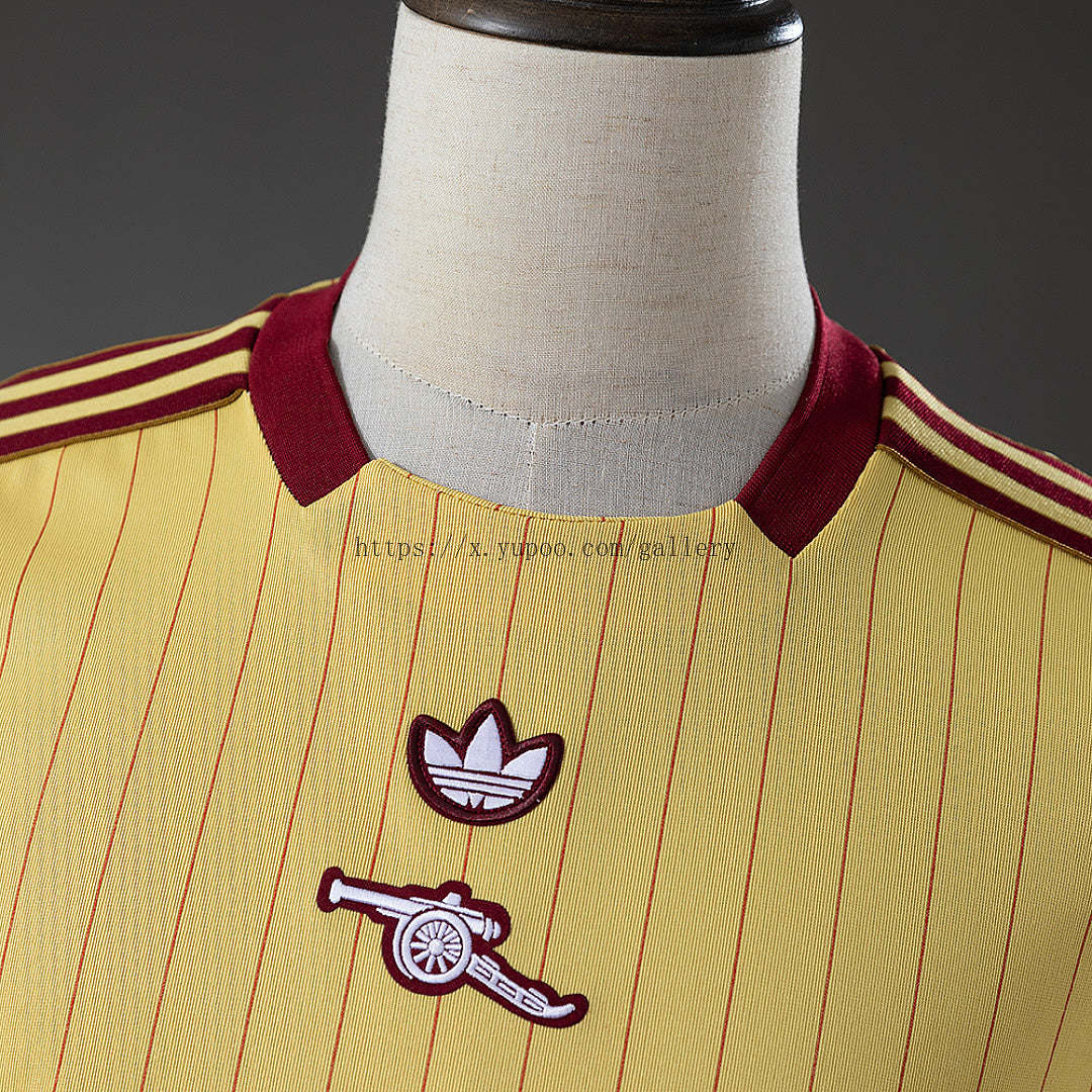Arsenal Terrace Icons T-Shirt Yellow - imagem 6