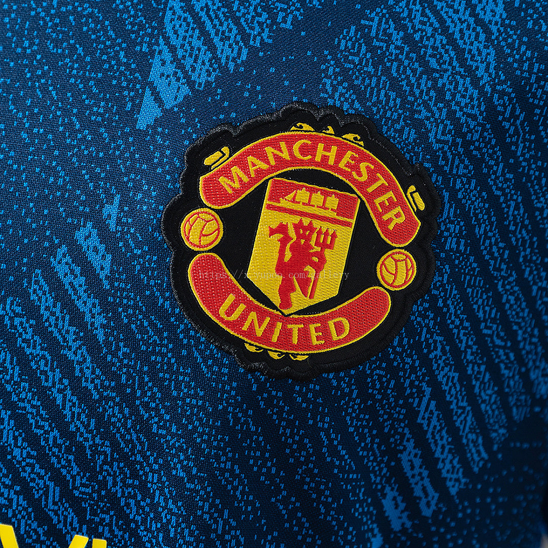 M-U 21/22 Third Away Retro Jersey - imagem 6