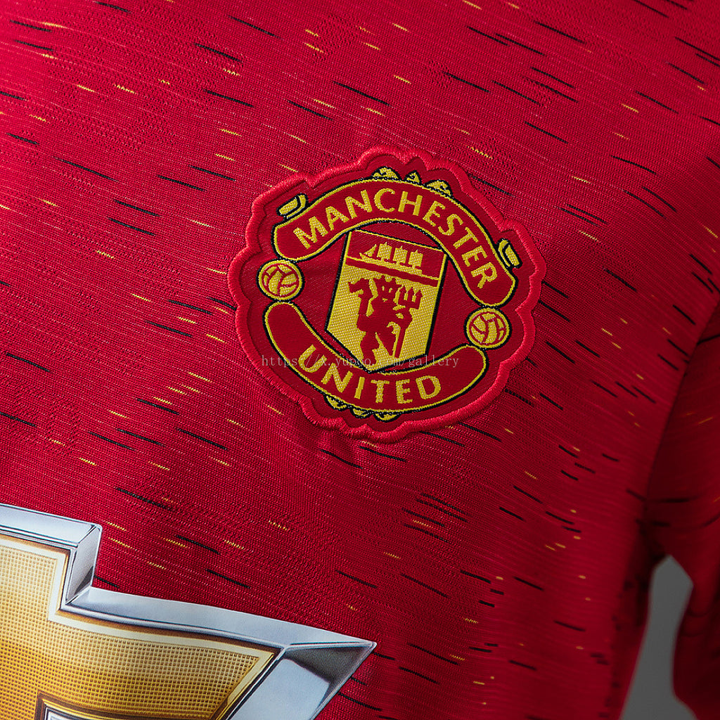 M-U 20/21 Home Retro Jersey - imagem 6