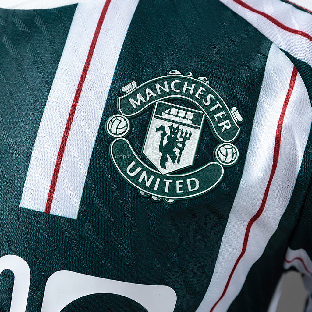 M-U 23/24 Away Retro Player Version Jersey - imagem 7