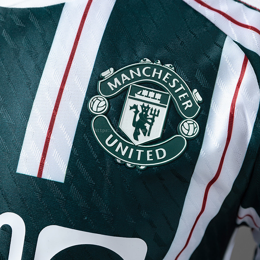 M-U 23/24 Away Retro Player Version Jersey - imagem 7