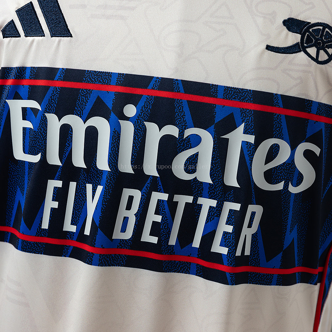 Arsenal 25/26 Pre-Match- Beige Jersey - imagem 7