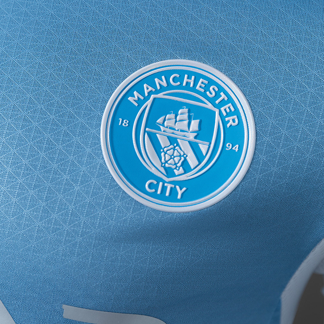 Manchester City 26/27 Home Player Version Long Sleeved Jersey - imagem 7
