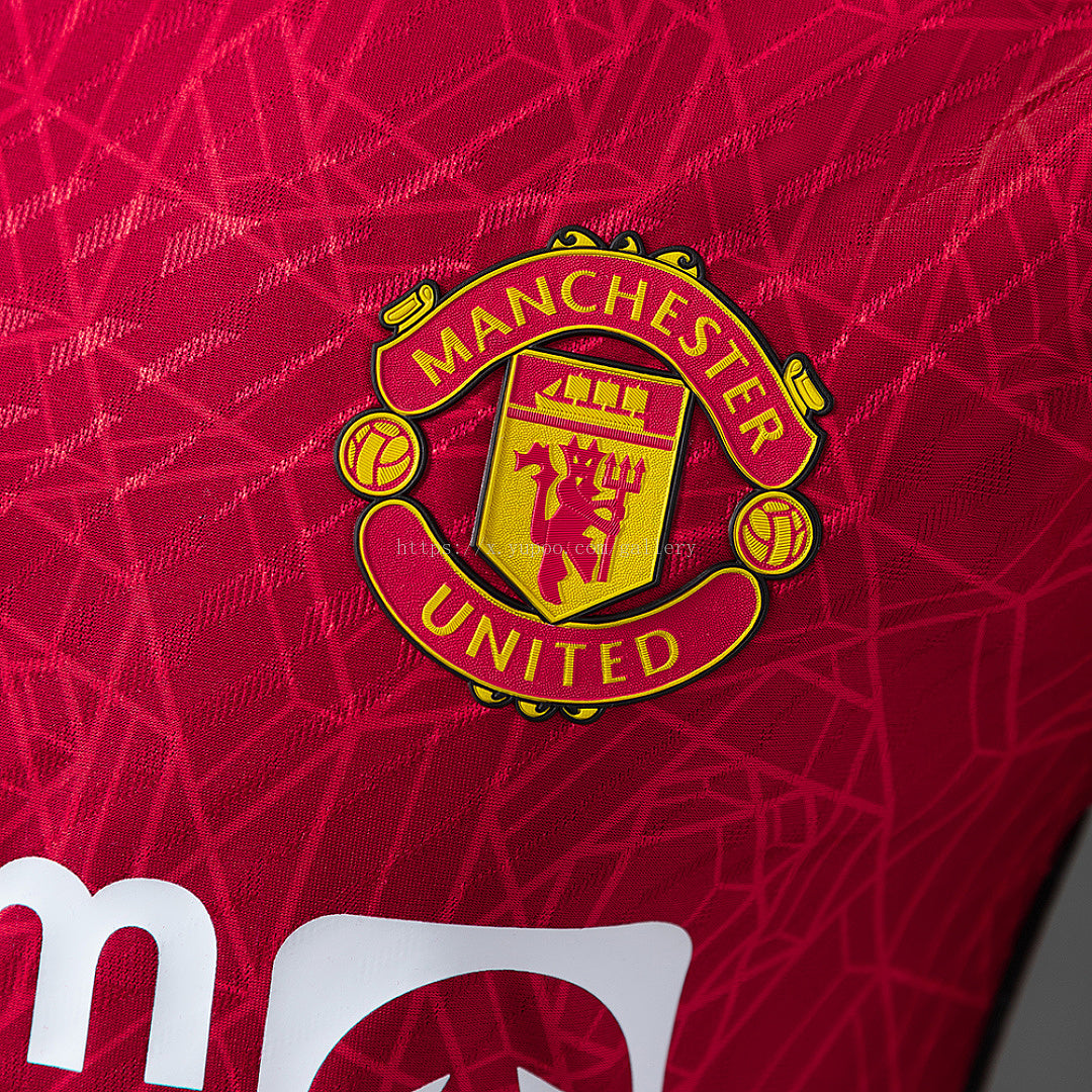 M-U 23/24 Home Retro Player Version Jersey - imagem 7
