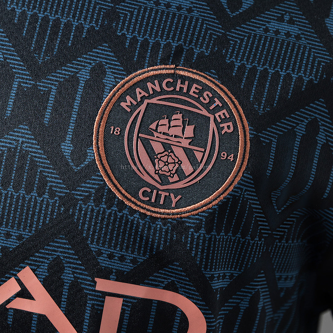 Manchester City 20/21 Away Retro Jersey - imagem 7