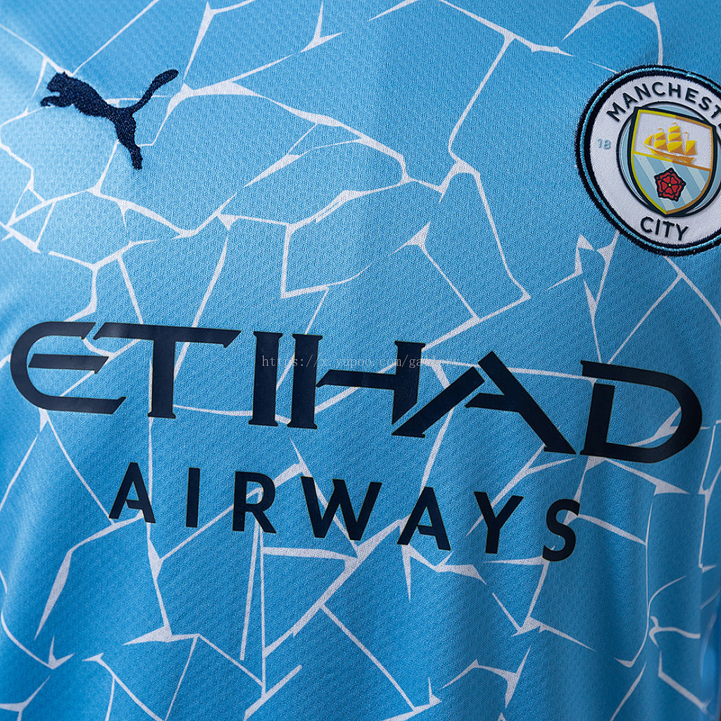Manchester City 21/22 Home Retro Jersey - imagem 8
