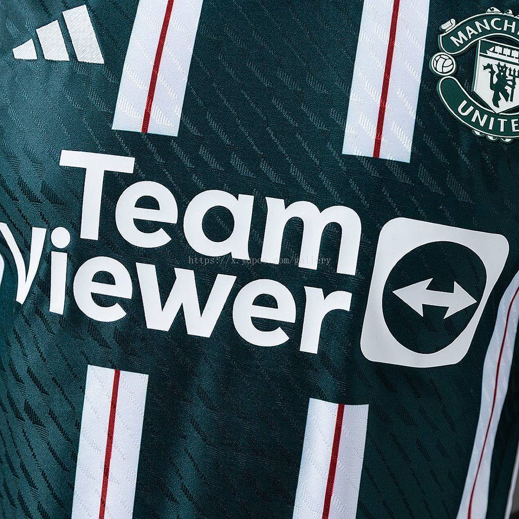 M-U 23/24 Away Retro Player Version Jersey - imagem 8
