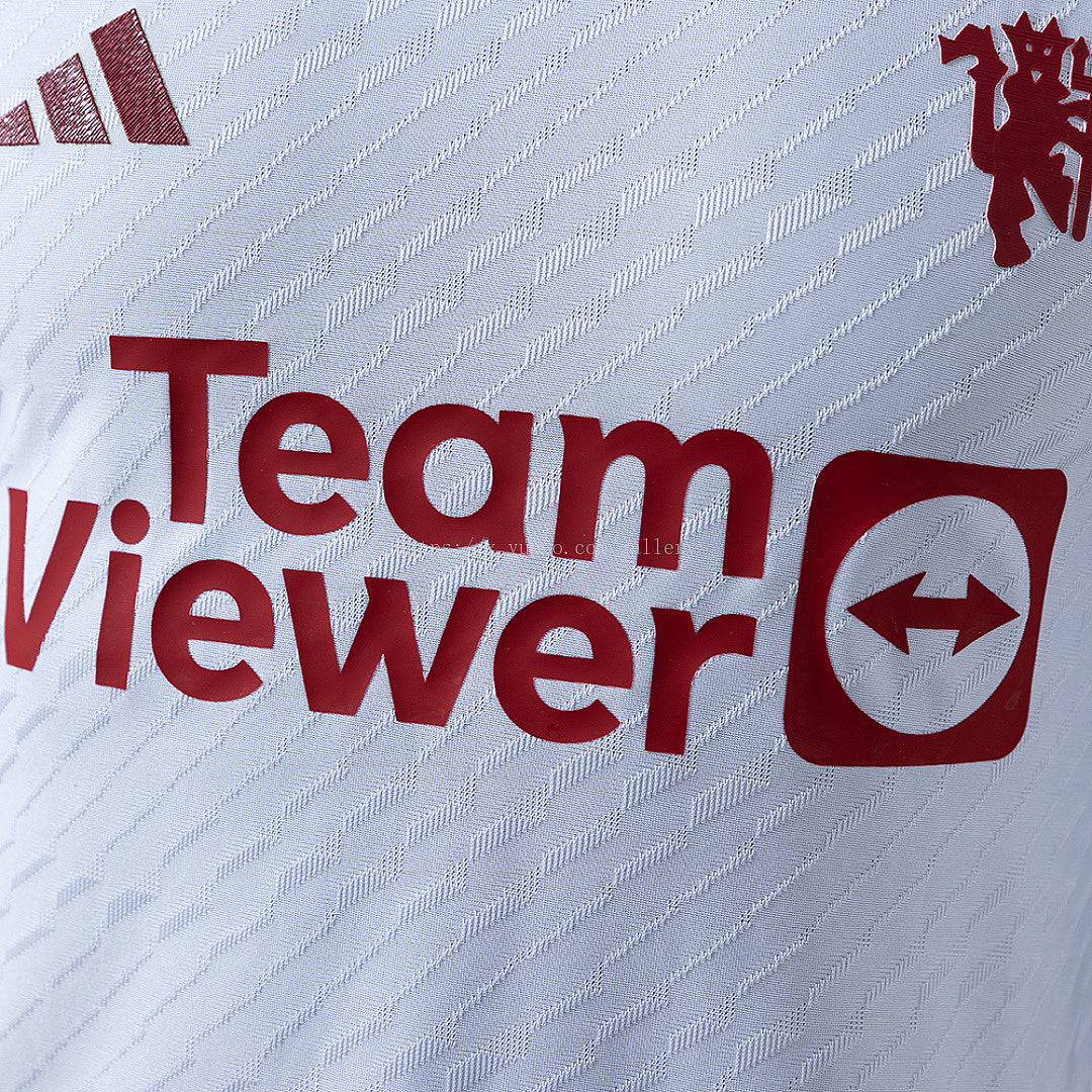 M-U 23/24 Third Away Retro Player version Jersey - imagem 8