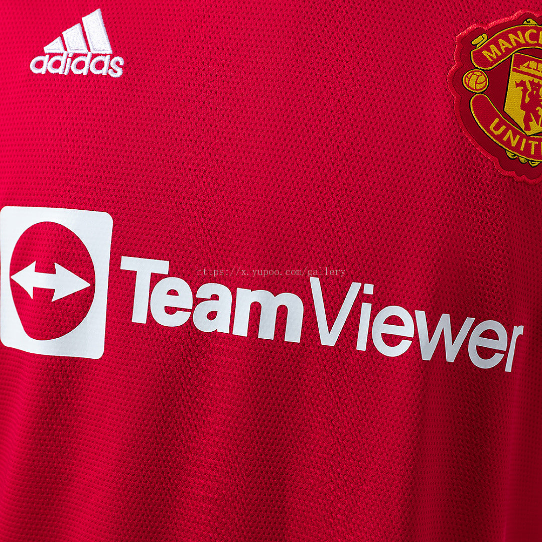 M-U 21/22 Home Retro Jersey - imagem 8
