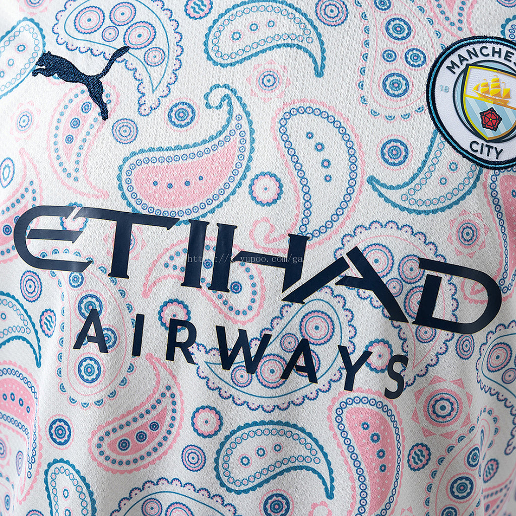 Manchester City 20/21 Third Away Retro Jersey - imagem 8