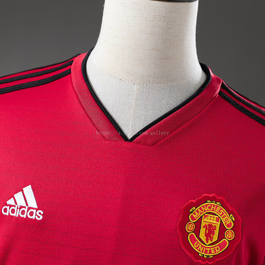 M-U 18/19 Home Long-Sleeve Retro Jersey - imagem 8