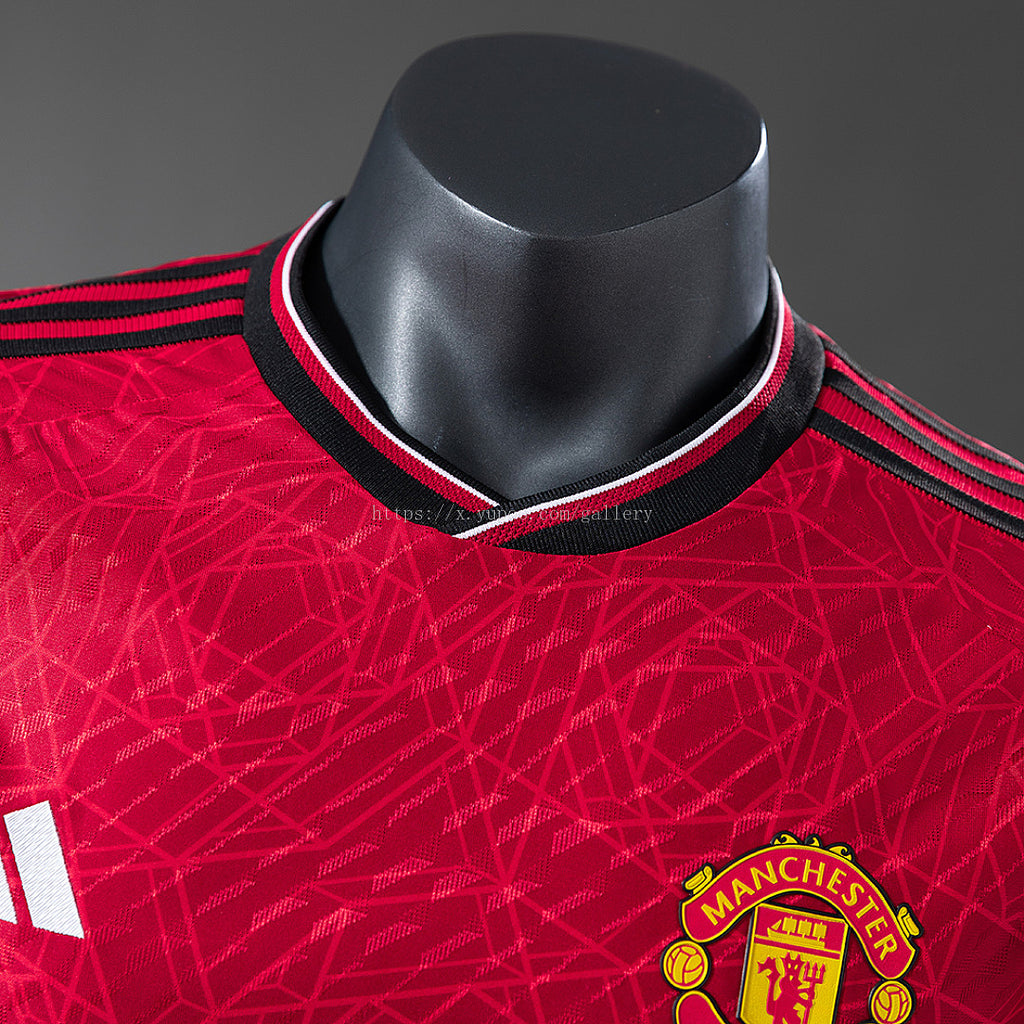 M-U 23/24 Home Retro Player Version Jersey - imagem 9