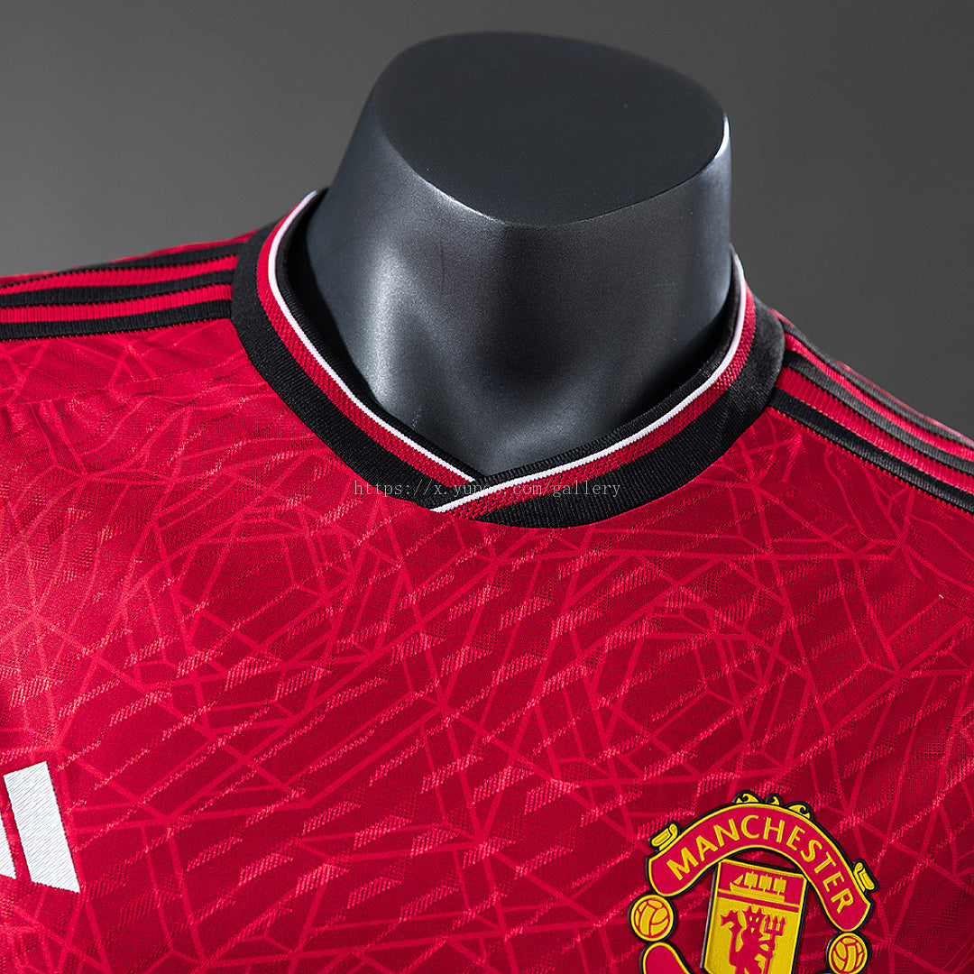 M-U 23/24 Home Retro Player Version Jersey - imagem 9
