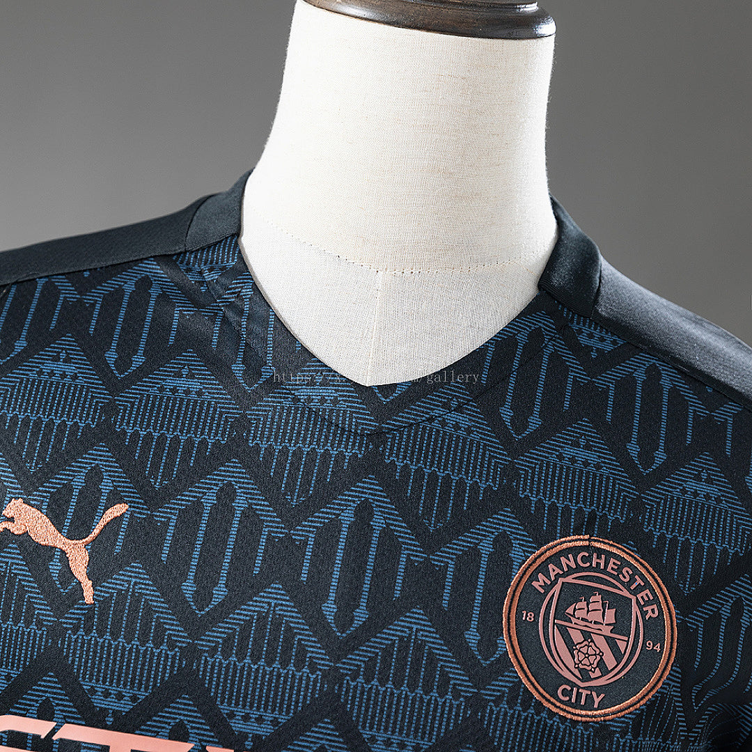 Manchester City 20/21 Away Retro Jersey - imagem 9