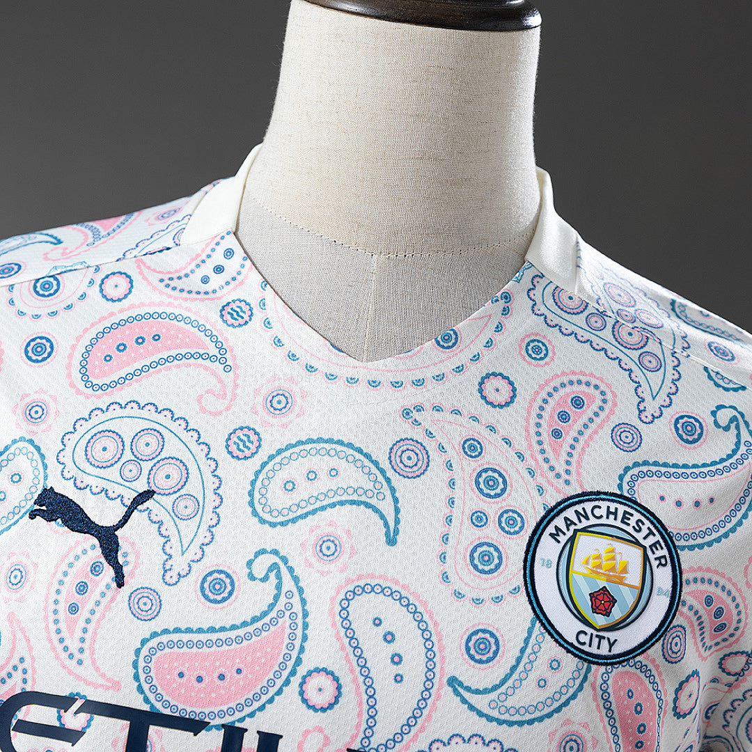 Manchester City 20/21 Third Away Retro Jersey - imagem 9
