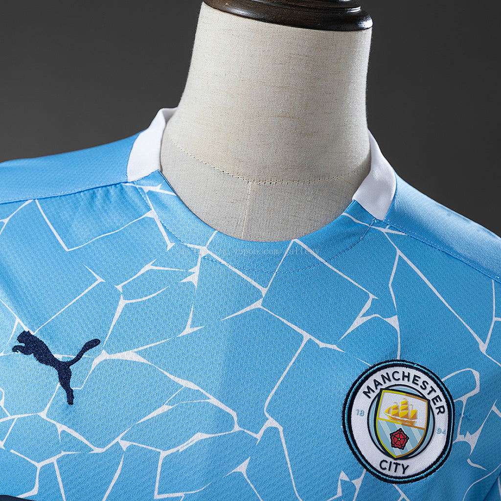 Manchester City 21/22 Home Retro Jersey - imagem 9