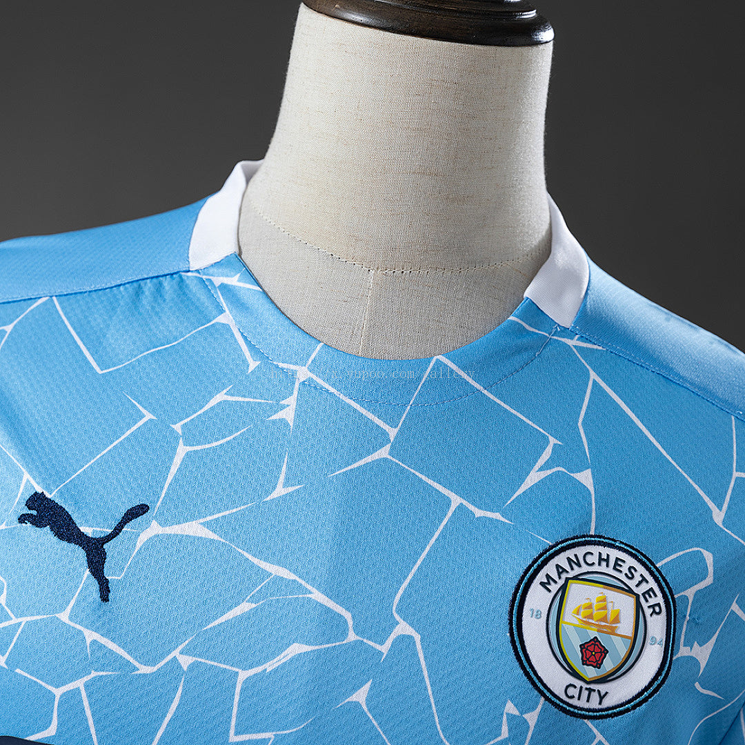 Manchester City 21/22 Home Retro Jersey - imagem 9